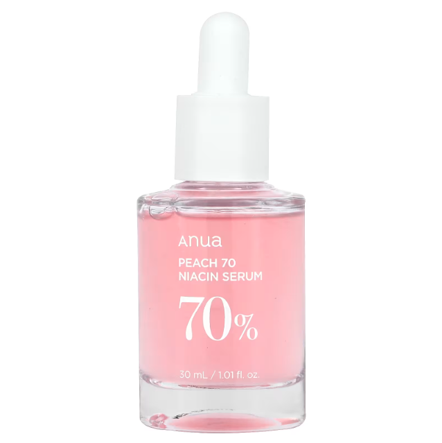 Anua, Peach 70% Niacin Facial Serum, 1.01 fl oz (30 ml)